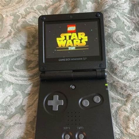 Black Gameboy Advance SP with IPS LCD v2 and 800mAh India | Ubuy