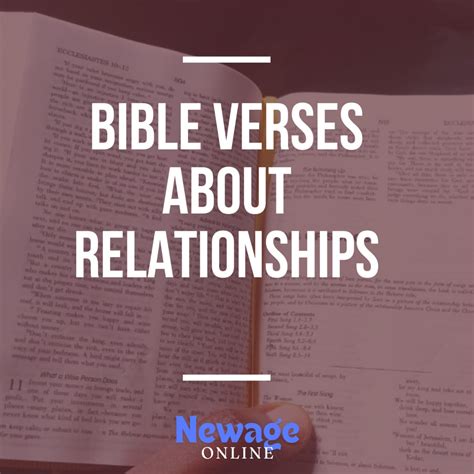 41 Important Bible Verses About Relationships
