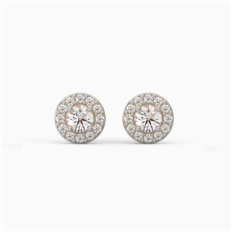 Gold Gorgeous Cluster Diamond Earrings – Heer by GIVA