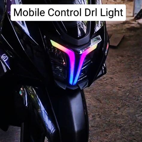 TVs Ntorq Mobile Colour Changing Running Drl Light for modification ...