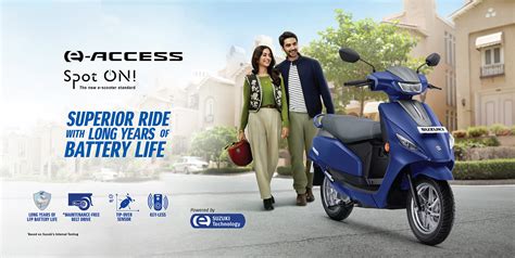 Suzuki e-Access Electric Scooter Price, Colours, and Features