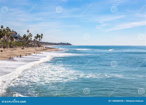 San Clemente Beach, California Stock Photo - Image of high, edge: 138080698