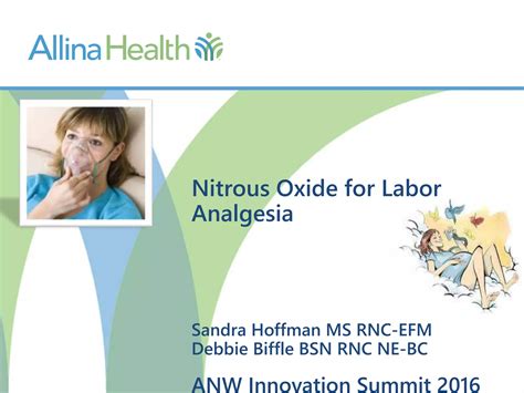 Nitrous Oxide for Labor Analgesia | PPTX