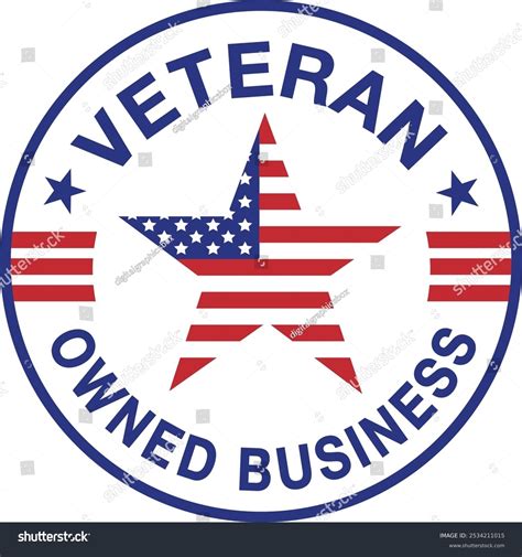 Veteran Owned Business American Flag Veterans Stock Vector (Royalty Free) 2534211015 | Shutterstock