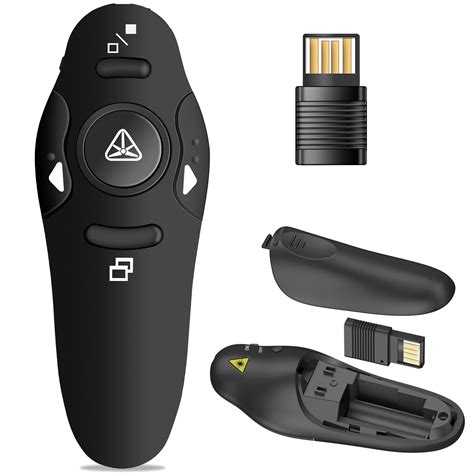 Presentation Clicker Wireless Presenter Remote Usb Control Powerpoint ...