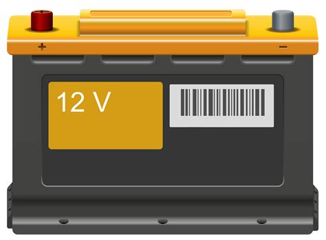 cartoon 12 volt battery - Clip Art Library