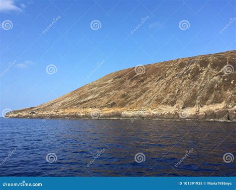 Lehua Island between Niihau and Kauai Islands in Hawaii. Stock Photo ...