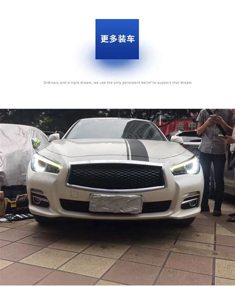 Car Lights for Infiniti Q50 LED Headlight Projector Lnes 2014-2019 Head ...