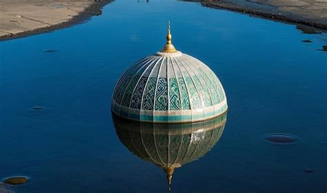 Dome reflection in water | Premium AI-generated image