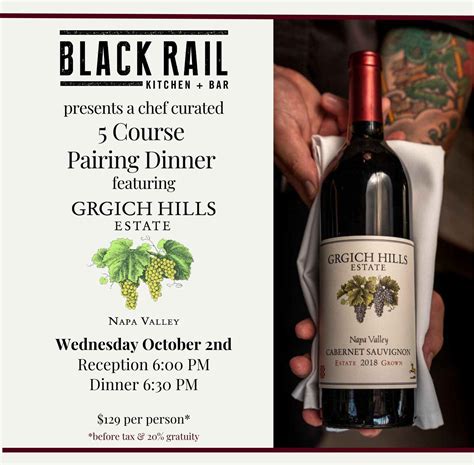 Events - Black Rail Kitchen + Bar