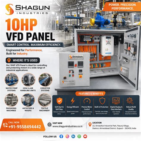 VFD Panel Manufacturer in Ahmedabad | Variable Frequency Drive Panels