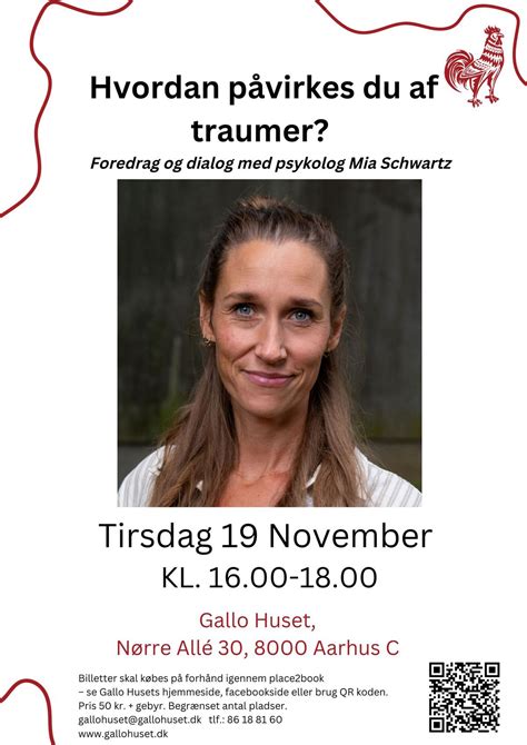 Hvordan påvirkes du af traumer? Foredrag og dialog med psykolog Mia ...