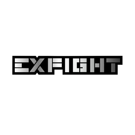 EXFIGHTステッカー（ブラック） | EXFIGHT