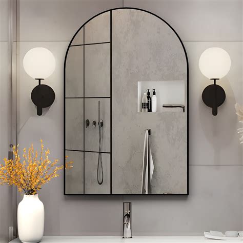 Arched Wall Mirror For Bathroom 20x30 Arched Mirror Wall Mounted ...