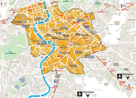 City Map Rome 2 • Mapsof.net