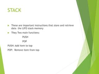 Image result for Example of Stack