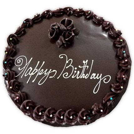 Ferns 'N' Petals Dark Chocolate Half kg Eggless| Birthday Cake ...