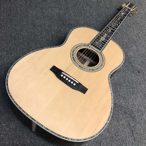 Oo28 Style 39 Inch Parlor Style, 47mm Nut Wide, Solid Wood Acoustic ...