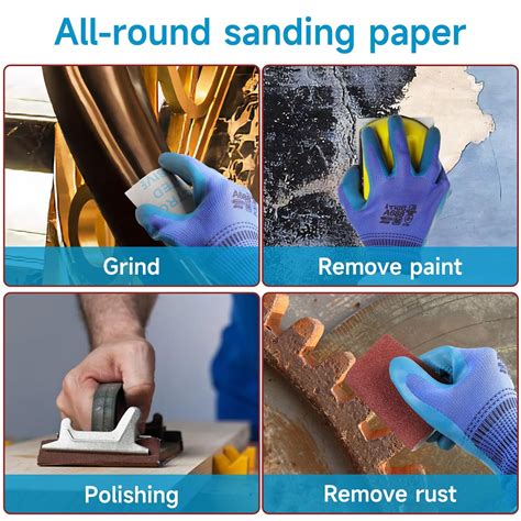 80 Grit Emery Cloth Roll3.66" x 32.8 Feet Sandpaper Roll Aluminum Oxide ...