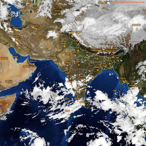 INSAT Weather: Latest Satellite Images And Maps Of India