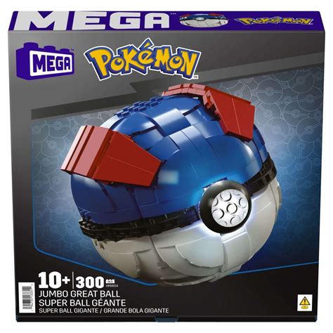 Mattel - MEGA Pokémon, Mega Ball Gigante, set da costruzione con luci ...