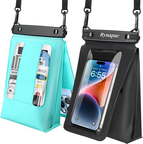 Amazon.com: Rynapac Waterproof Phone Pouch Floating - 2Pack Double ...