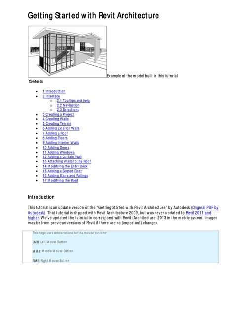 Image result for Revit Architecture Tutorial PDF