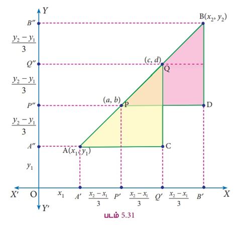 ஒரு கோட்டுத்துண்டை மூன்று சமக்கூறிடும் புள்ளிகள் (Points of Trisection ...