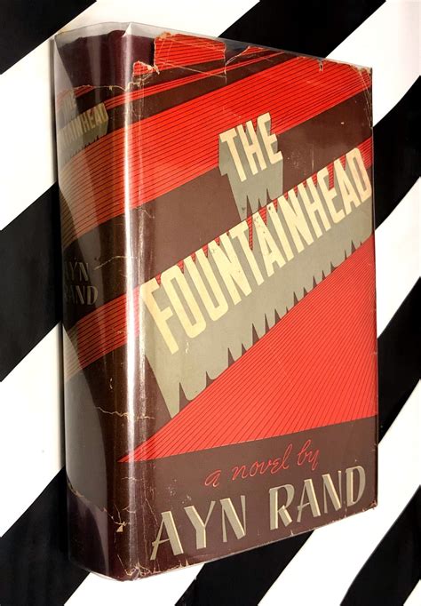 The Fountainhead by Ayn Rand 1943 hardcover book | Etsy