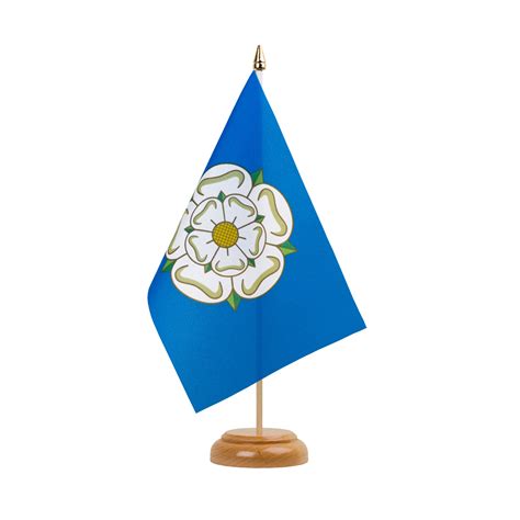 Yorkshire new - Table Flag 6x9", wooden - MaxFlags - Royal-Flags