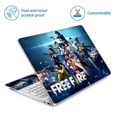 Full Panel Laptop Skin - Free Fire Characters – SkinsLegend