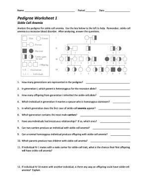 18 Printable Pedigree Chart Forms and Templates - Fillable Samples in ...
