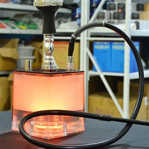 Buy BuBu-Fu Hookah Set with Led Light Remote Control Micro Modern ...