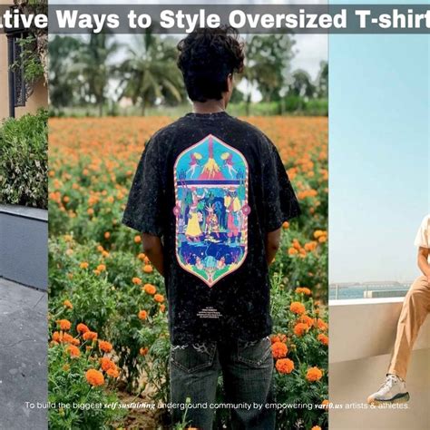 11 Creative Ways to Style Oversized T-Shirts for Guys – Urban Monkey®