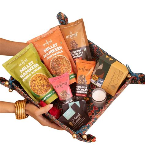 Eat Better Co - 11 Item Gift Hamper - Chocolate Coated Nuts, Dry Fruit ...