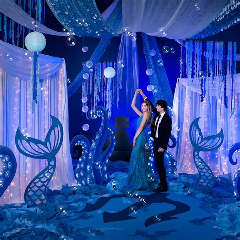 Under The Sea Prom Centerpieces Glitter Iridescent Jellyfish Sea