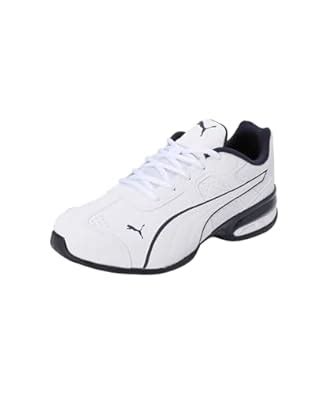 Buy Puma Unisex-Adult Tazon 7 Evo White-Navy Running Shoe - 3 UK ...