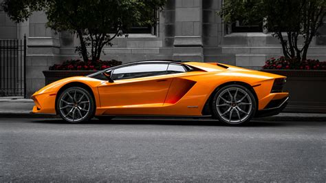 Orange Lamborghini Aventador Supercar Wallpapers - Wallpaper Cave