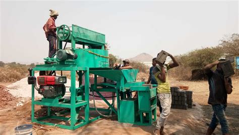 Engine operated semi automatic fly ash machine at Affordable Price ...