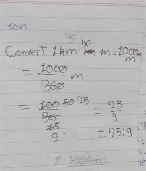 Find the ratio of 1 km to 360 m just give me a brief ans - Brainly.in