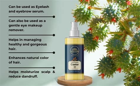 Buy Wildflower Essentials Castor Oil (Arandi Oil) Cold Pressed For Hair ...