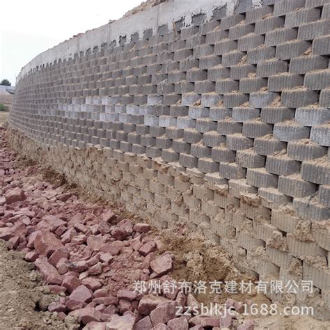 产销挡土砖生态挡土砌块挡土墙自嵌式生态挡土块干垒式植生挡土墙-阿里巴巴