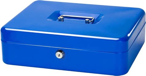 Buy Jssmst Locking Small Steel Cash Box without Money Tray,Lock Box ...