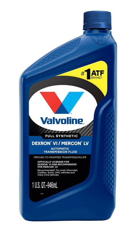 Valvoline Dexron VI/Mercon LV Full Synthetic Automatic Transmission ...