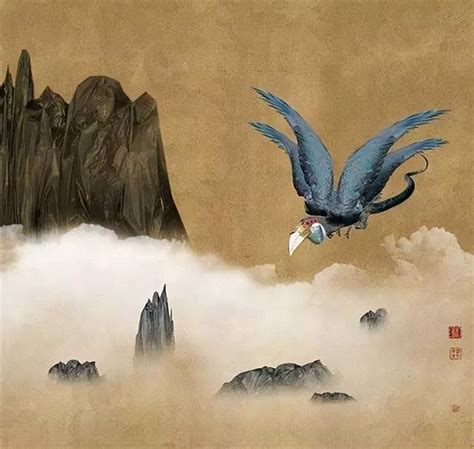 《山海经》——中国式的浪漫，神兽的名字一个比一个霸气好听！_神话_钟山_比翼鸟