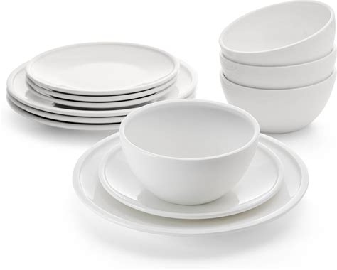 Amazon.com | Mikasa Colter Bone China Lightweight Chip Resistant 12 ...