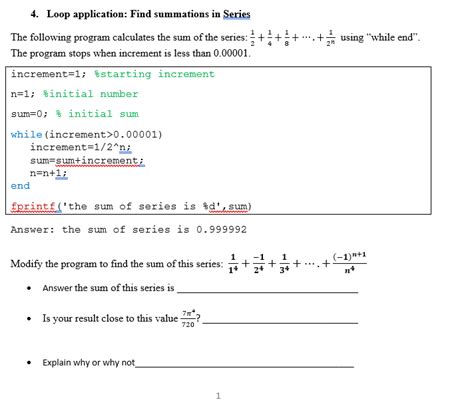 How to Find Sum Using for Loop 的图像结果