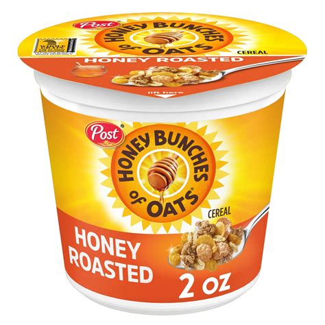 Post Honey Bunches of Oats Honey Roasted Breakfast Cereal, Crunchy ...