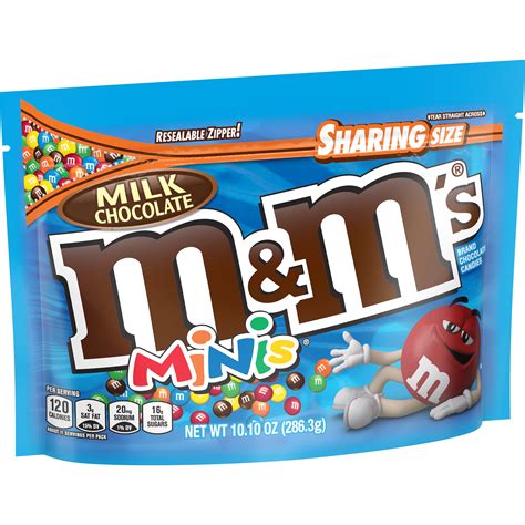 M&M'S Milk Chocolate Minis Candy Sharing Size Bag, 10.1 Oz. - Walmart ...