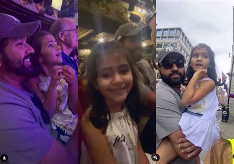 [Watch] Rohit Sharma & wife take daughter for award-winning musical ...